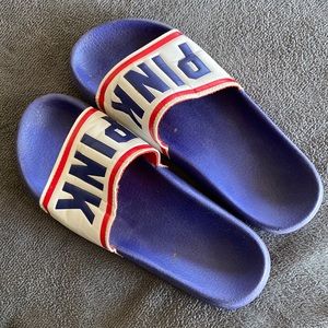 PINK Red, White Blue Slides